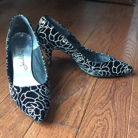 jewel box Shoes - Vintage Black evening heels